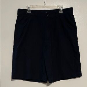 Structure Men's Dark Blue Flat Front Shorts